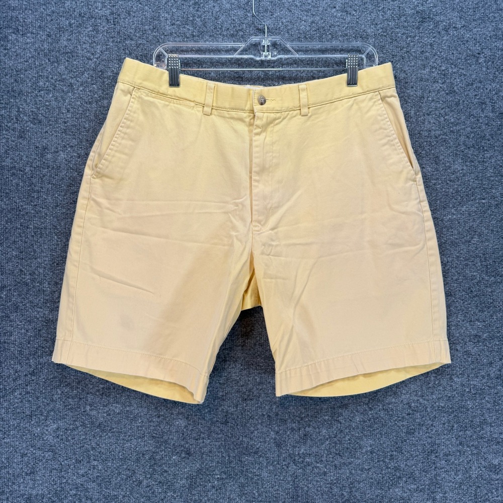 Polo Ralph Lauren Prospect Shorts Mens 36 Yellow Cotton Chino Classic Preppy